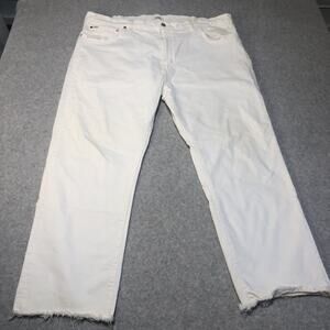 Polo Ralph Lauren The Hampton Relaxed Straight Jeans Men's size 44Bx27 Raw Hem